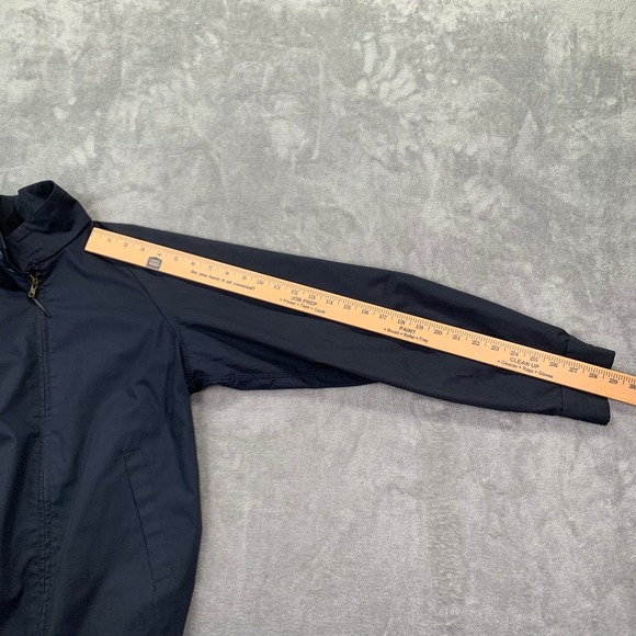 Vintage London Fog Navy Harrington Jacket 38R Drizzler Retro Mod Zip - Picture 8 of 14